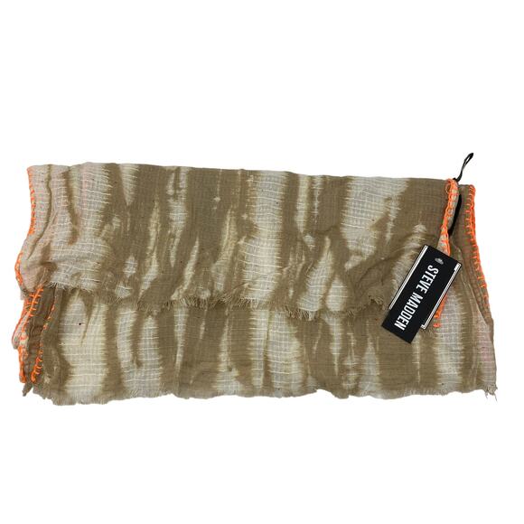 Steve Madden Women's One Size Wrap Oversize Tie Dye Contrast Stitching NEW - Picture 1 of 5